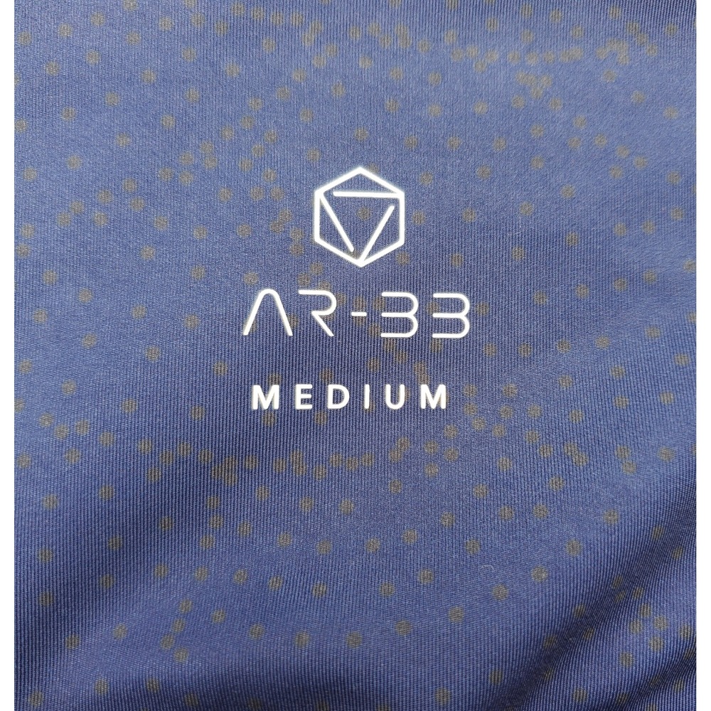 AR-33 Women Blue Ombre Geometric Dot High Waist Leggings Size Medium Yoga Gym - Picture 6 of 8